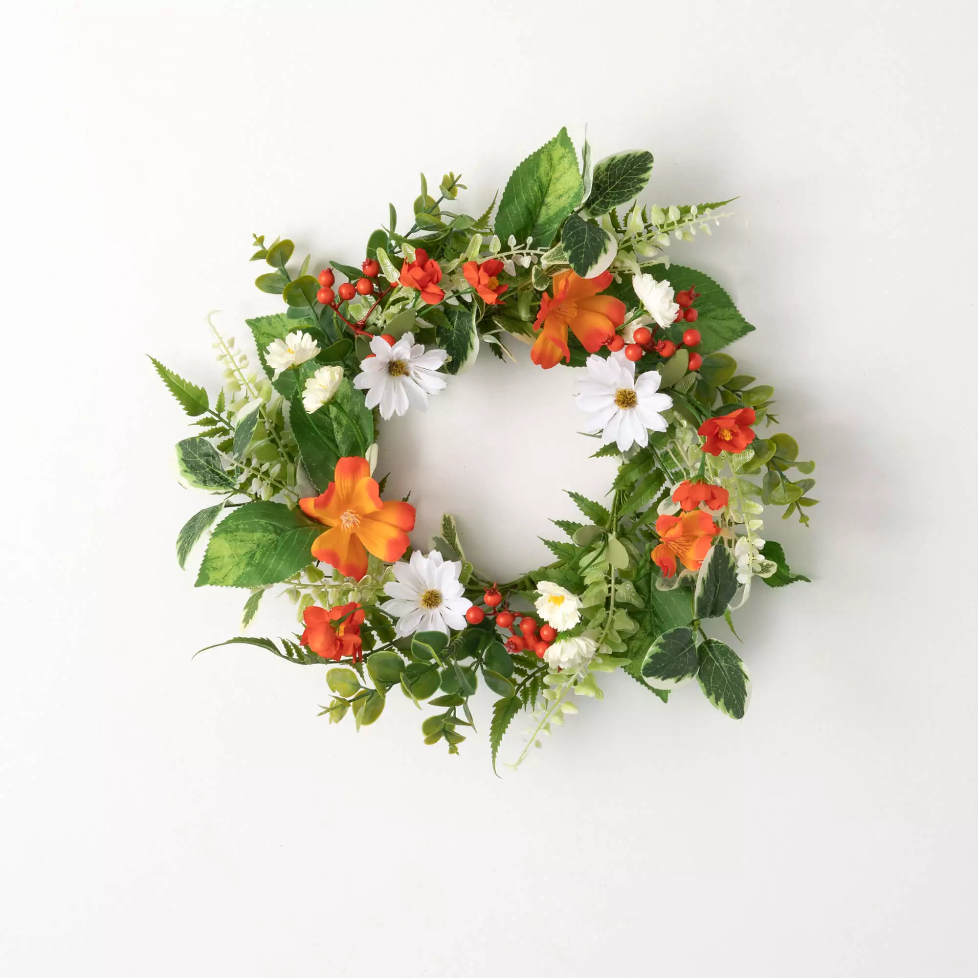 Tangerine Cream Small Wreath