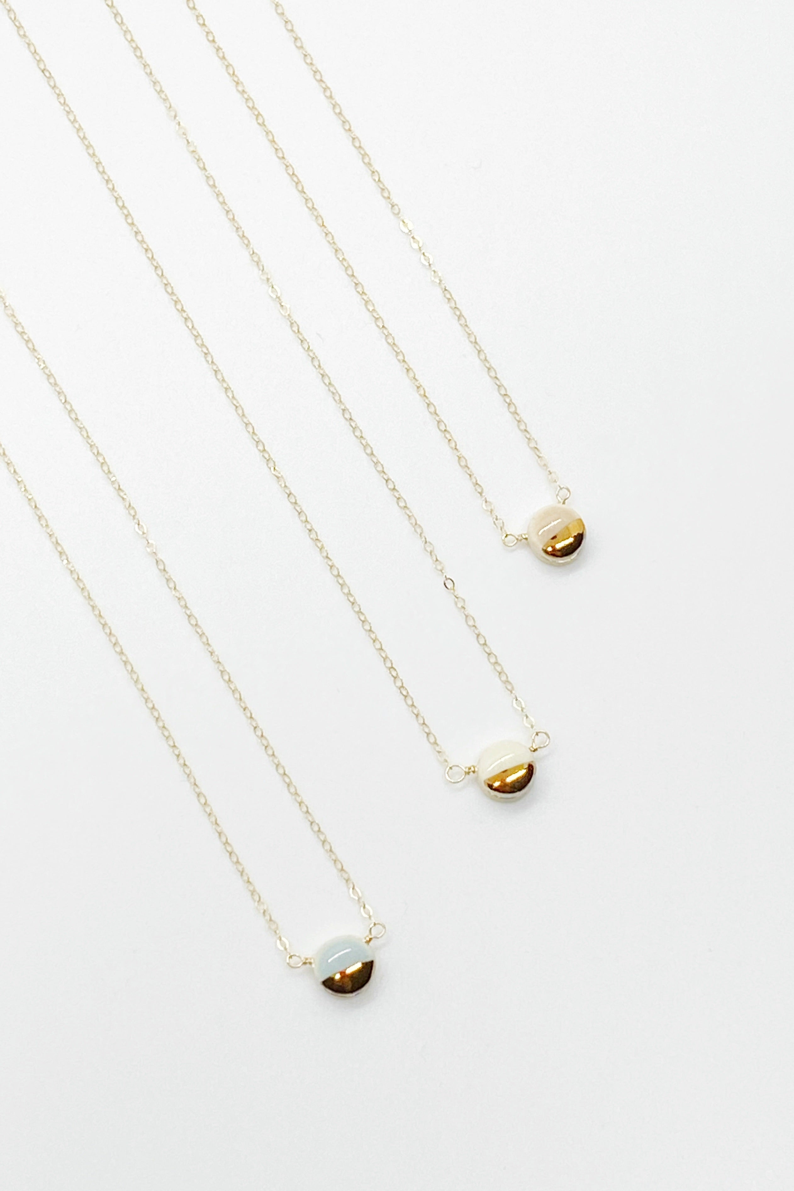 Teeny Pebble Wrap Necklaces