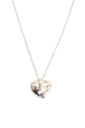 Tiffany & Co. Sterling Silver Heart Pendant Necklace