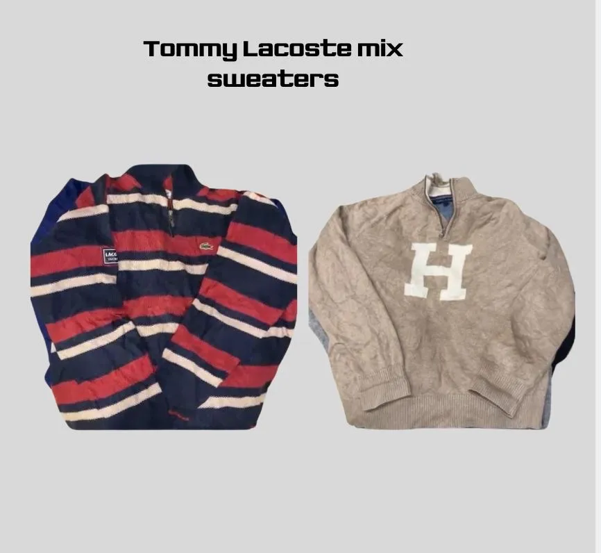 Tommy lacoste sweaters mix -50 pieces