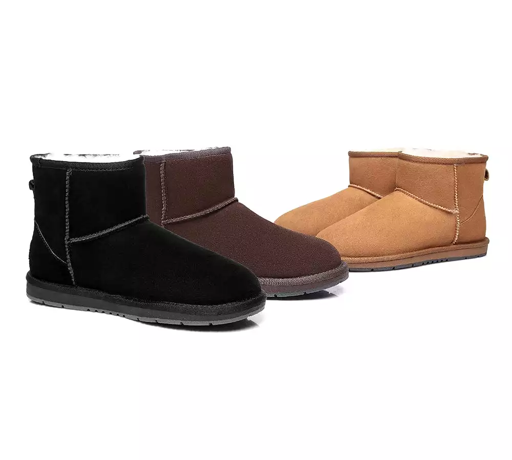 UGG Australian Shepherd Australian Genuine Sheepskin Unisex Mini Classic Suede Boots