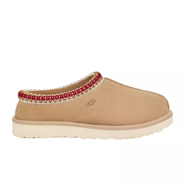 UGG Women's Tasman Slipper Sand/Dark Cherry