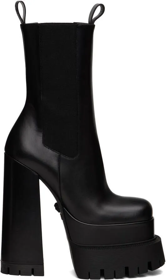 Versace Black Aevitas Boots