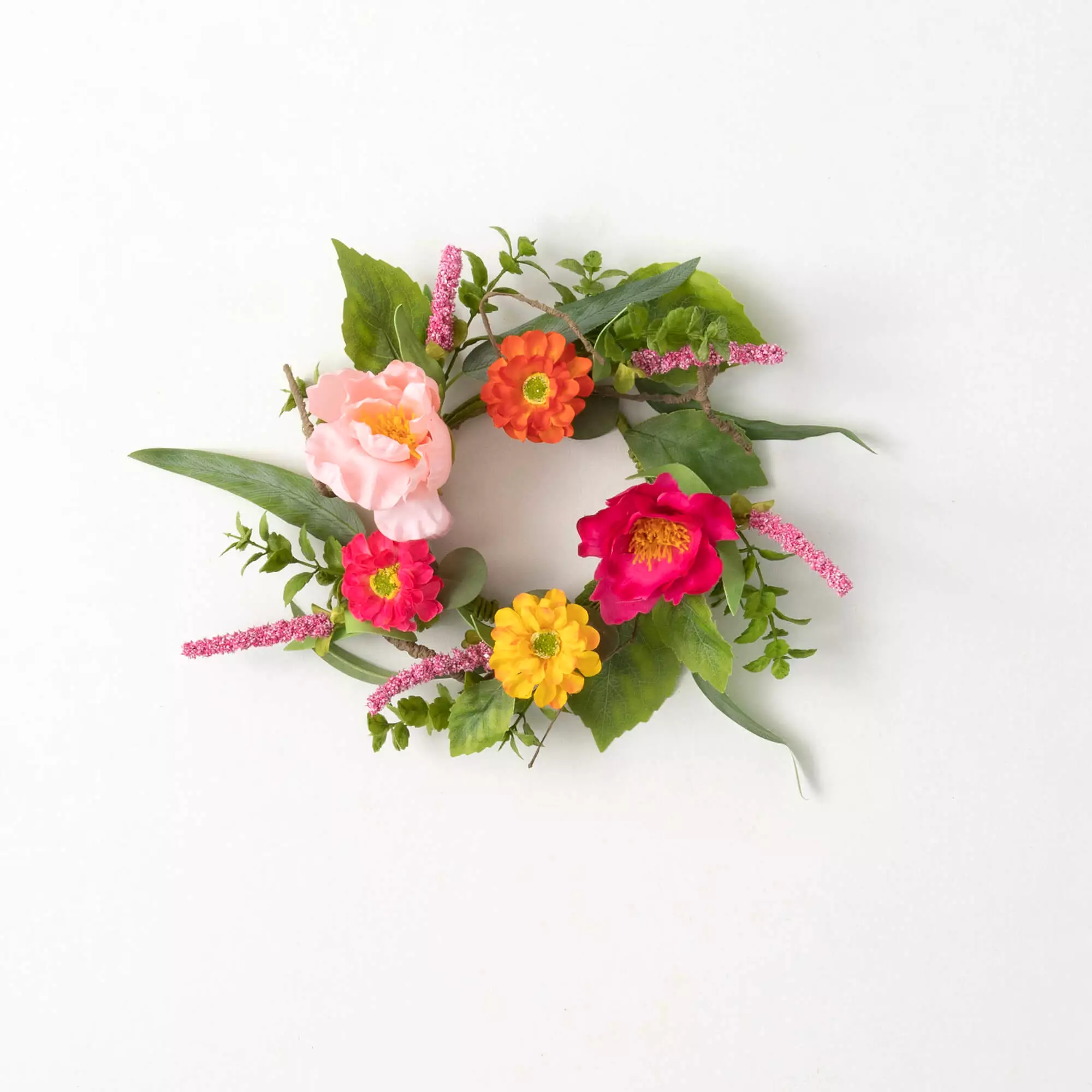 Vibrant Floral Mini Wreath