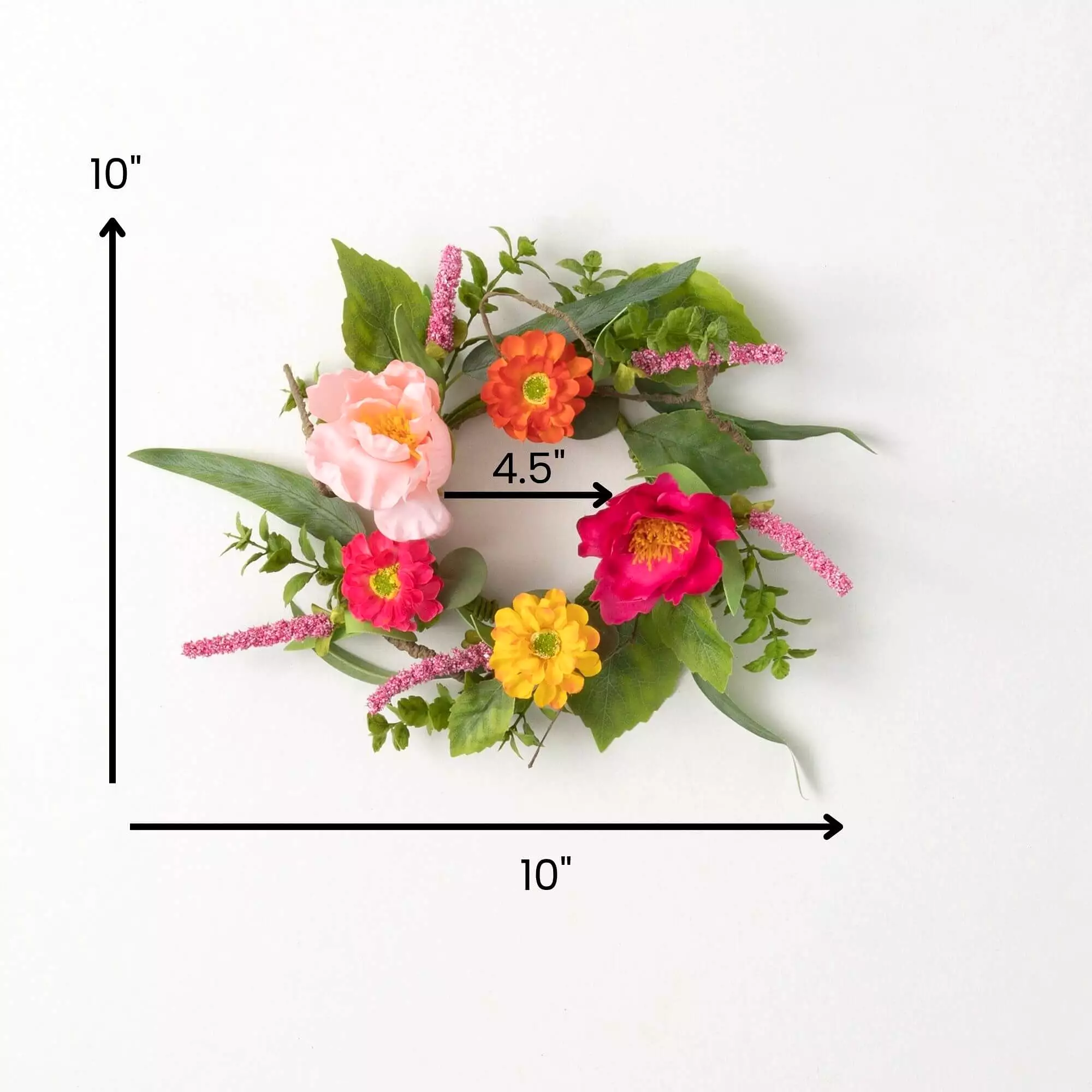 Vibrant Floral Mini Wreath