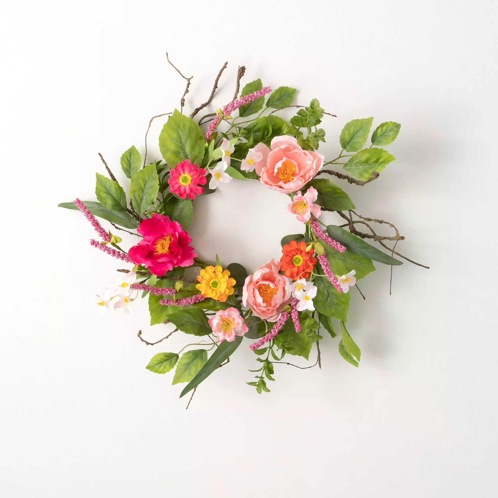 Vibrant Floral Small Wreath