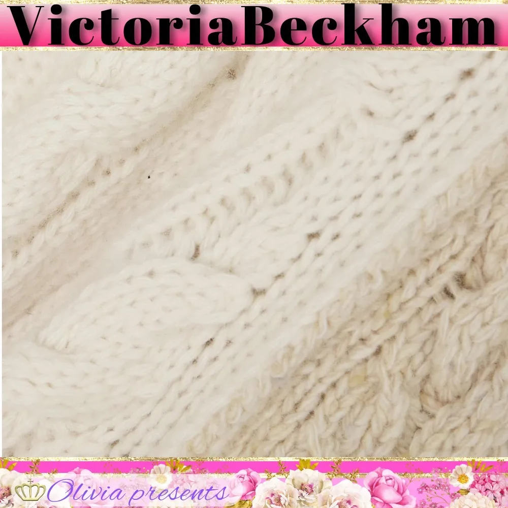 Victoria Beckham  |Crew Neck Casual Style Wool Long Sleeves Office Style