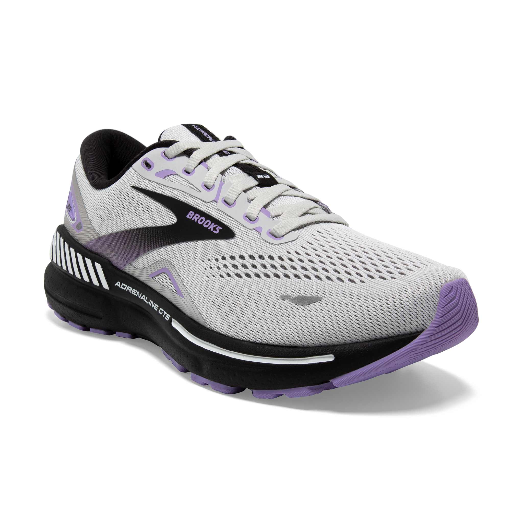 W Brooks Adrenaline GTS 23 Grey/Black/Purple