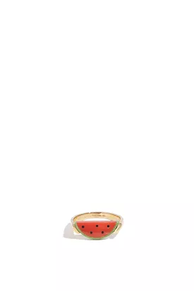 Watermelon Ring in Yellow Gold