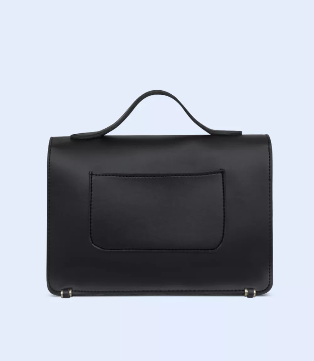 WB2290-BLACK-Women Shoulder Bag