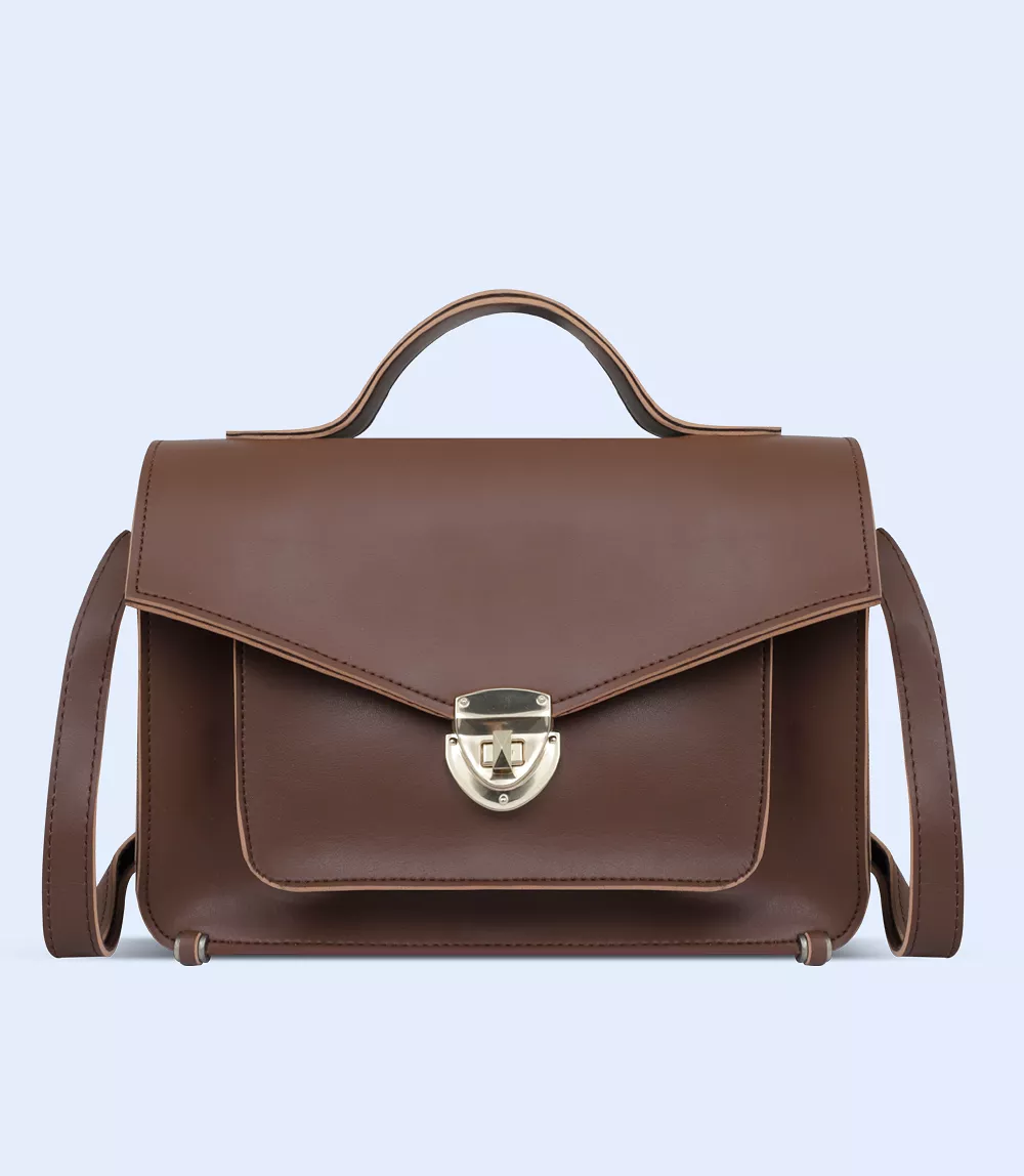 WB2290-TAN-Women Shoulder Bag