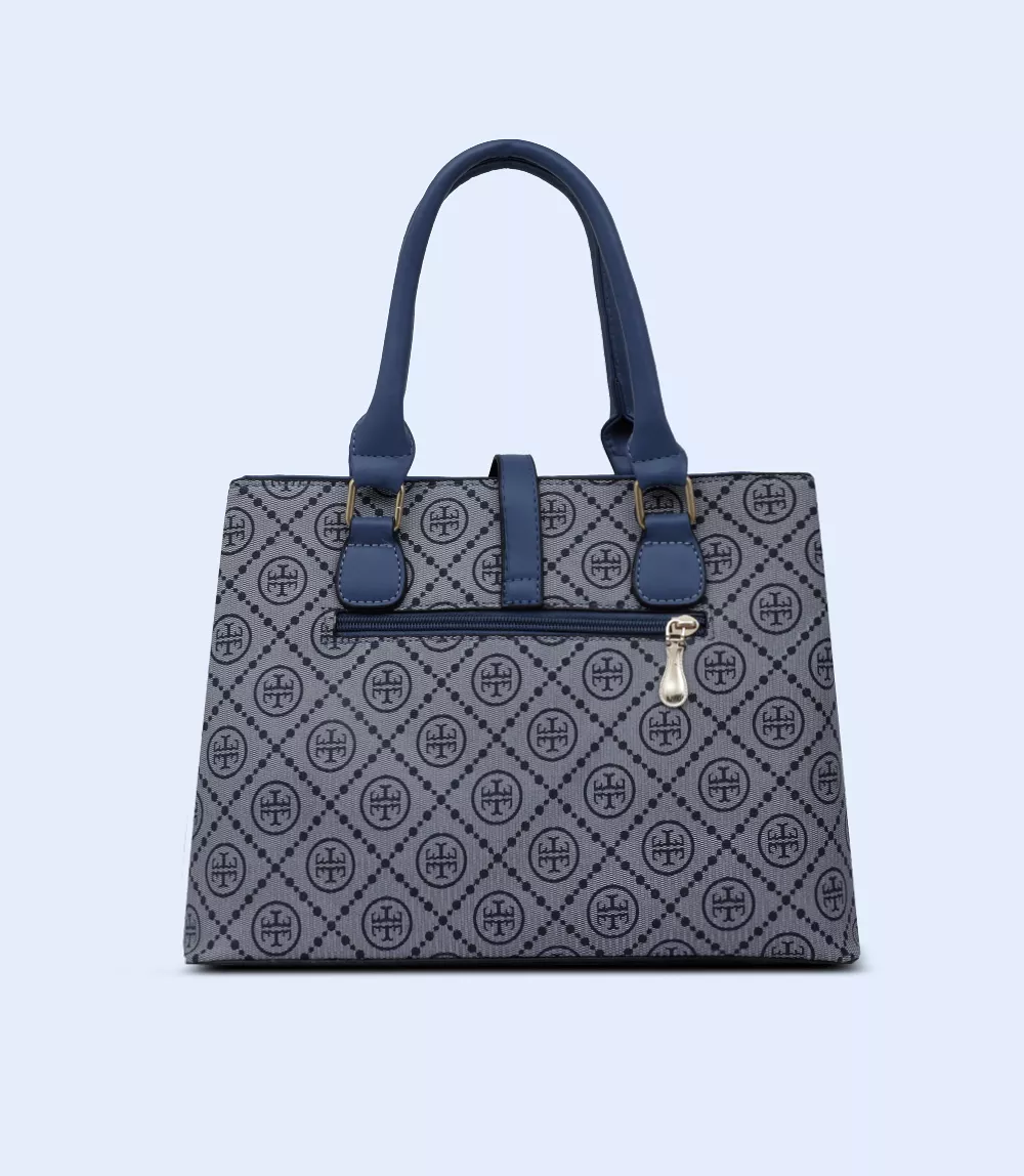 WB2780-Blue-Women Boxy Bag