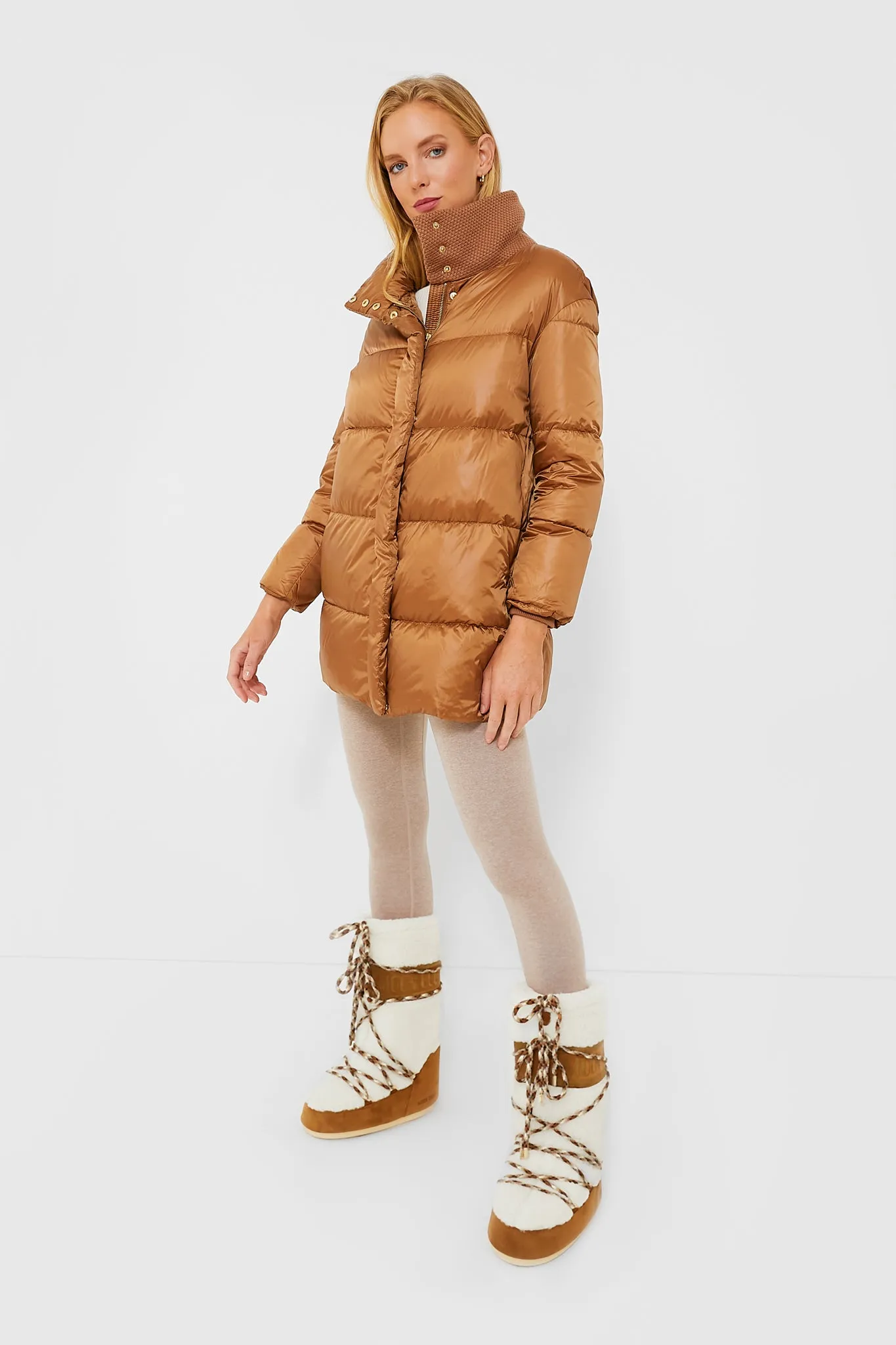 Whisky Off White Icon Shearling Boots