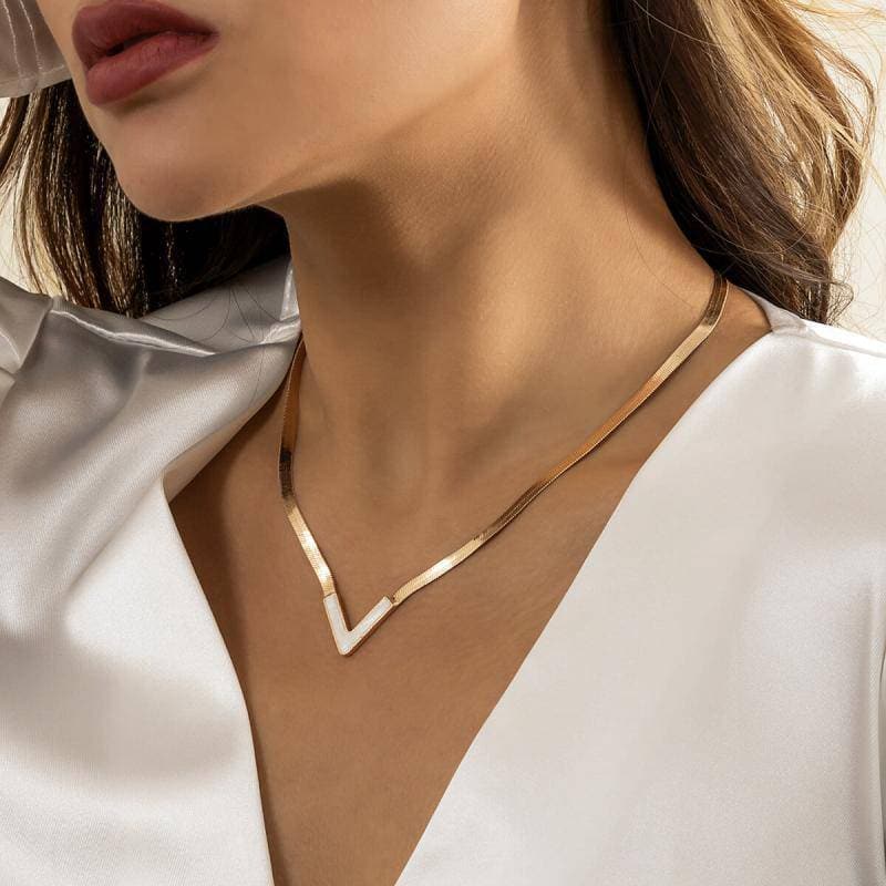 Women's Simple V-shaped Necklaces