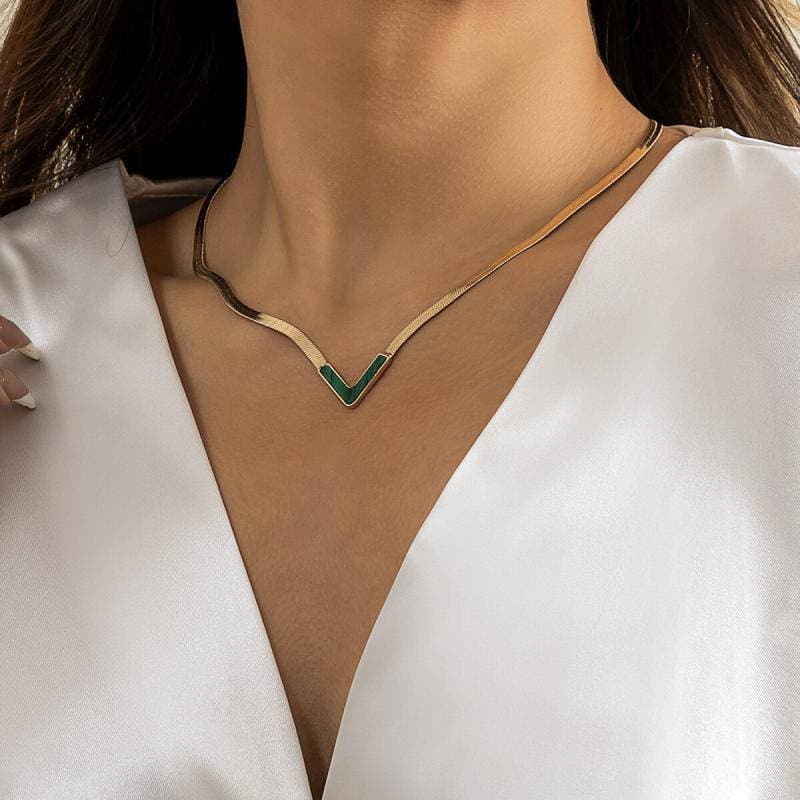 Women's Simple V-shaped Necklaces