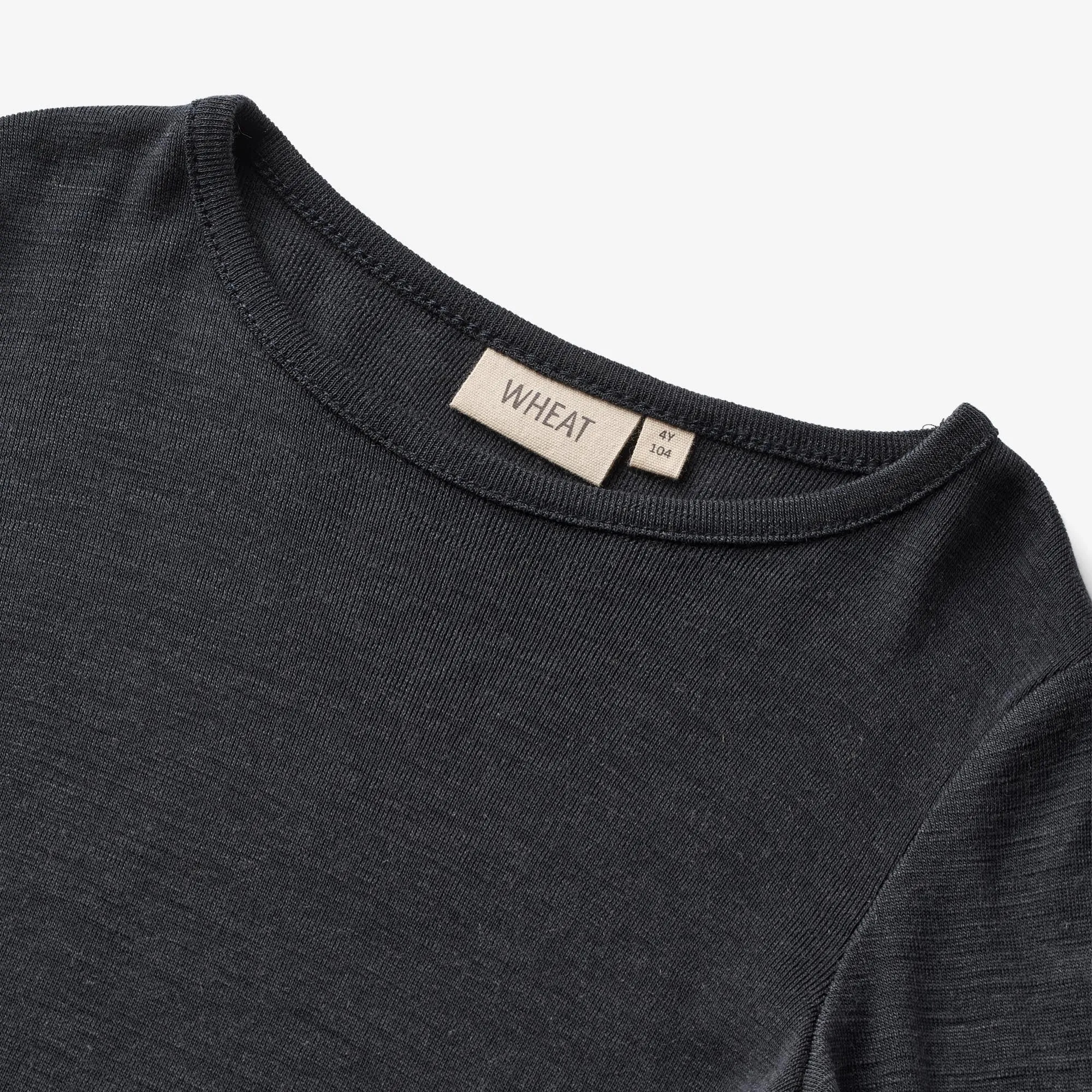 Wool T-Shirt L/S Alfie - navy