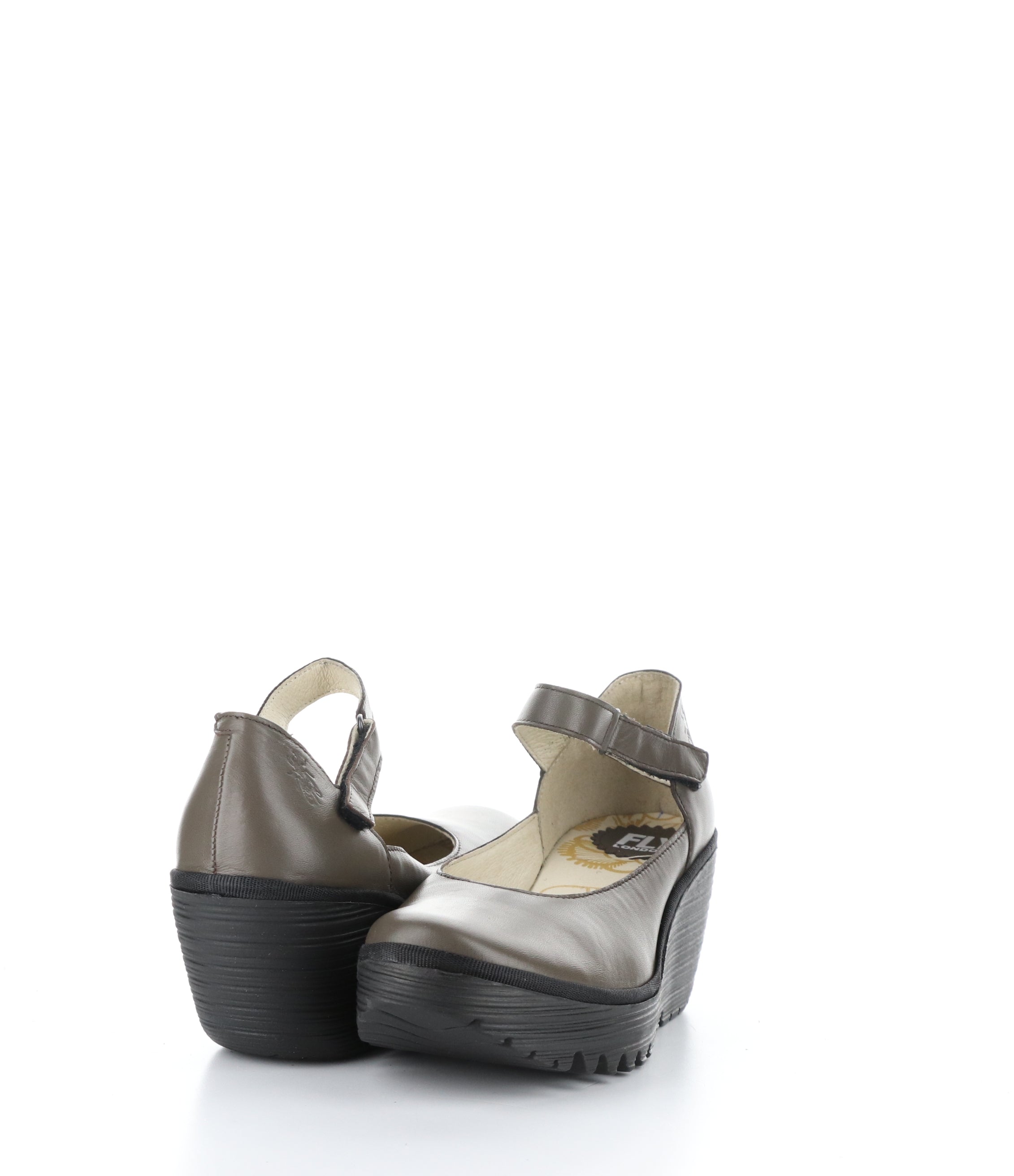 YAWO345FLY 013 DK TAUPE Velcro Shoes