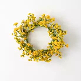 Yellow Wildflower Small Wreath