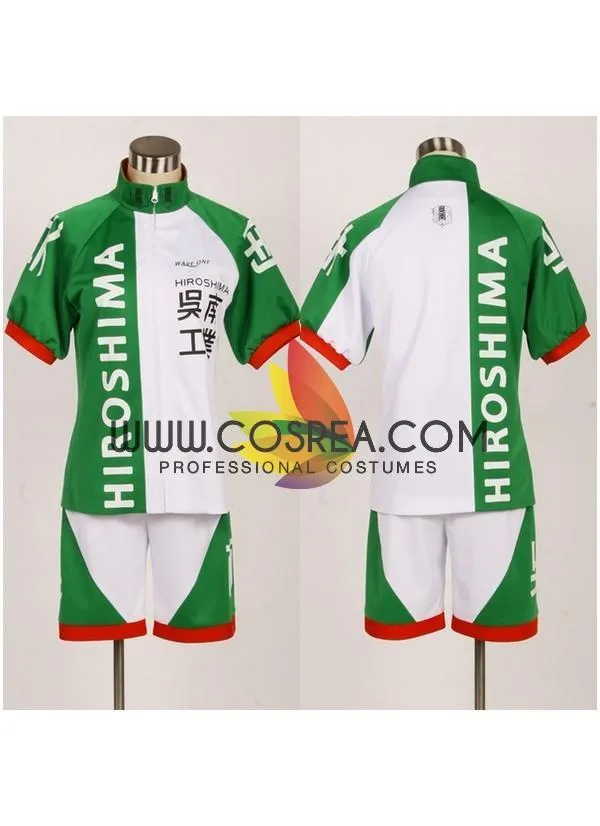 Yowamushi Pedal Hiroshima Kureminami Technical High School Eikichi Machimiya Cosplay Costume