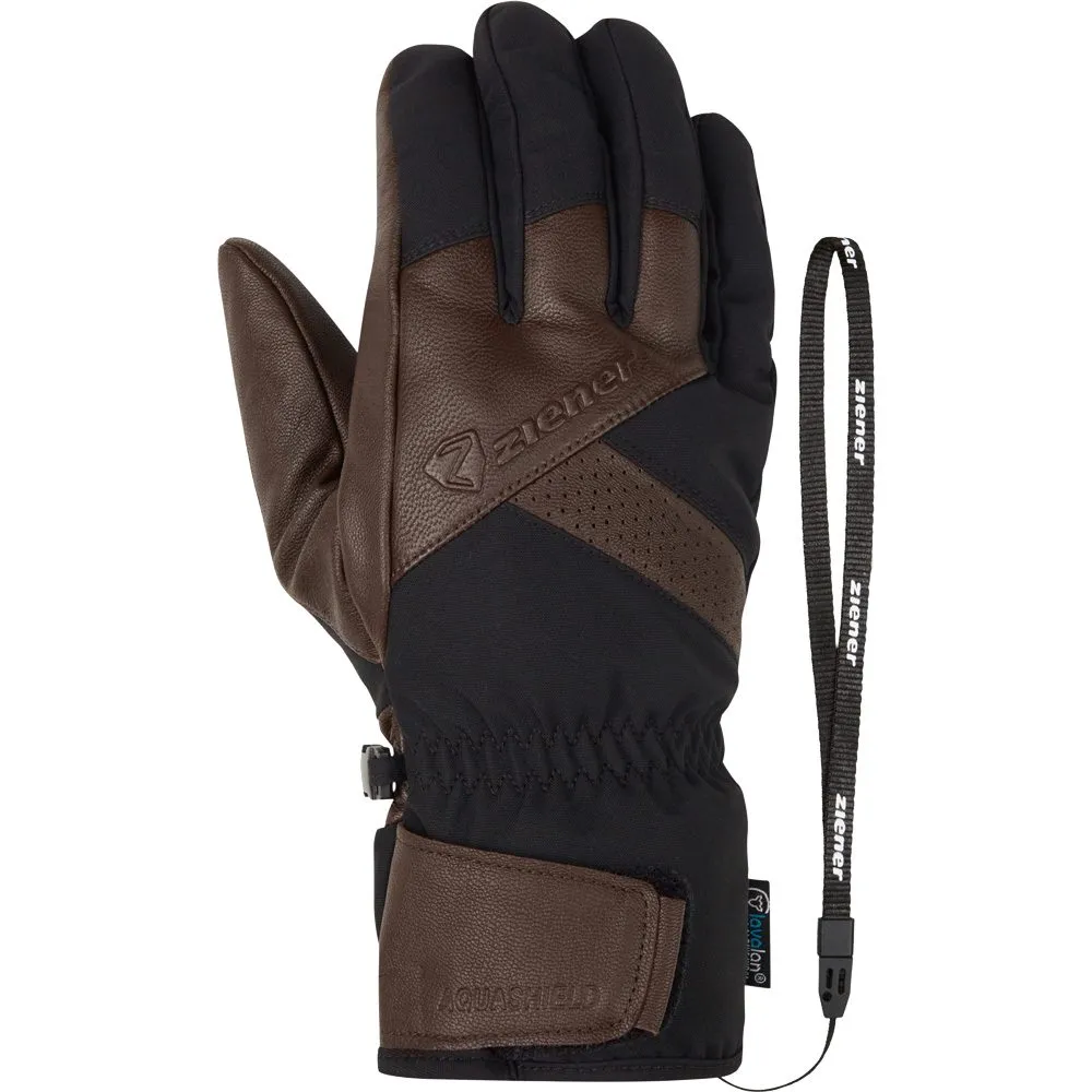 Ziener - Getter AS\u00ae AW Ski Gloves Men dark brown