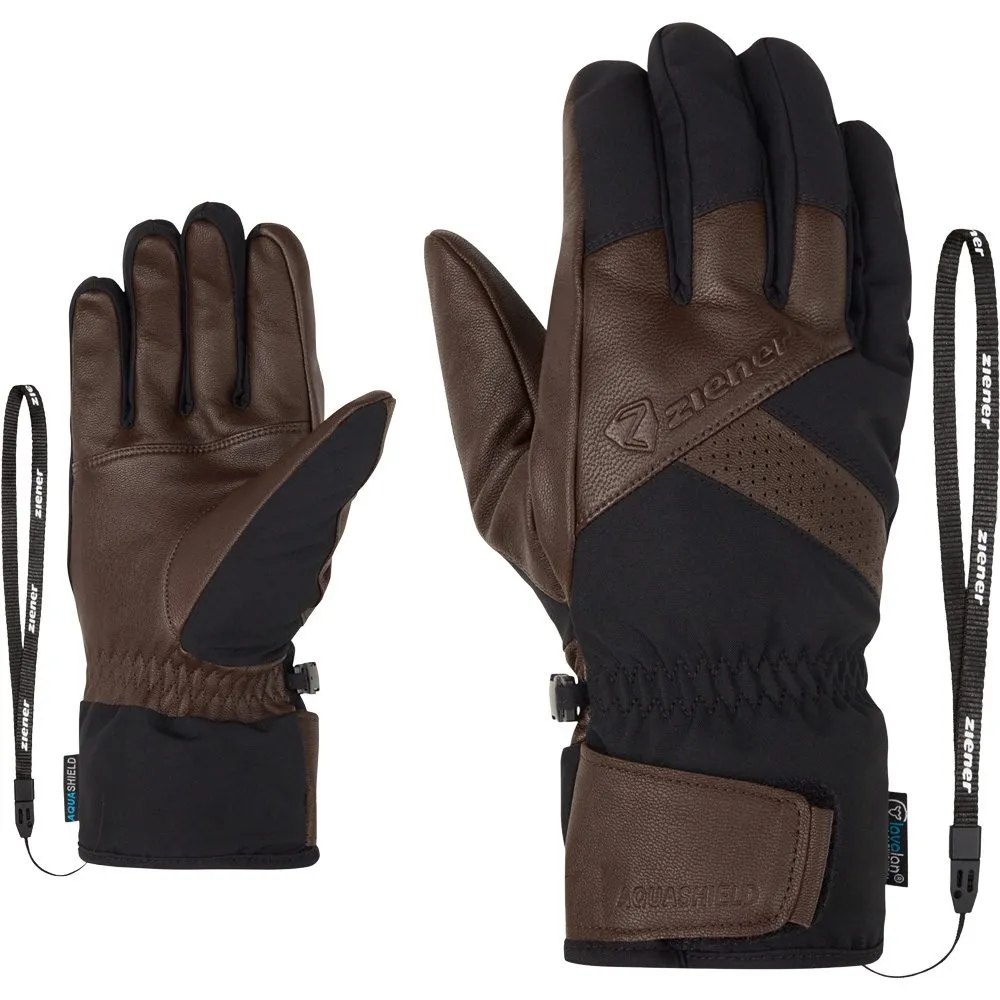 Ziener - Getter AS\u00ae AW Ski Gloves Men dark brown